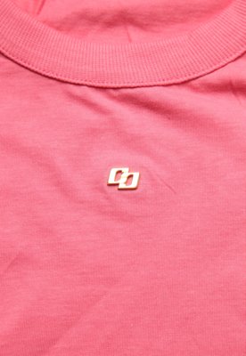 Camiseta Feminina Colcci Logo Rosa