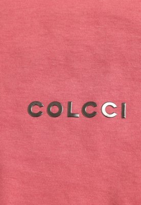 Camiseta Feminina Colcci Logo Rosa