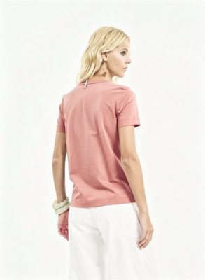 Camiseta com Estampa Always Iconic Colcci Rosa Ice Pink