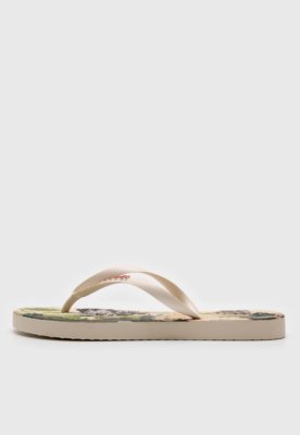 Chinelo Colcci Estampado Off-White