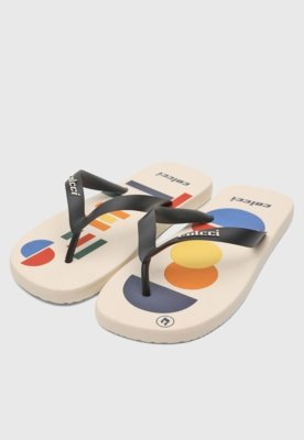 Chinelo Colcci Geométrico Off-White