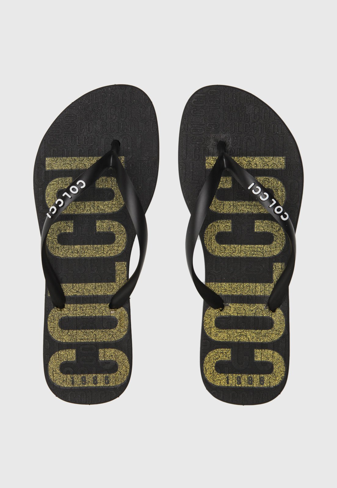 Chinelo Colcci Lettering Preto