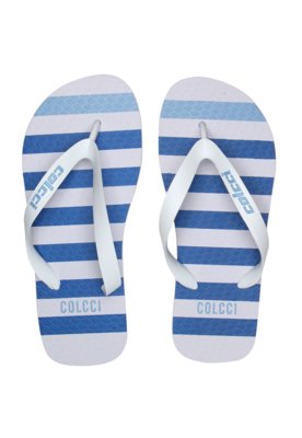 Chinelo Colcci Listrado Branco Menor preço em Chinelo Colcci Listrado Branco