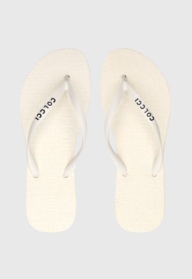 Chinelo Colcci Logo Branco