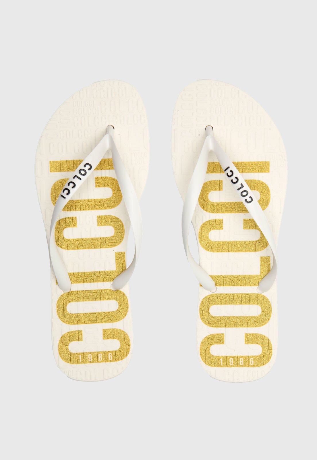 Chinelo Colcci Logo Branco