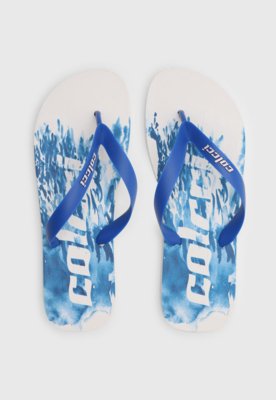 Chinelo Colcci Logo Branco