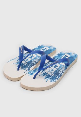 Chinelo Colcci Logo Branco