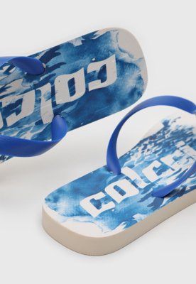 Chinelo Colcci Logo Branco