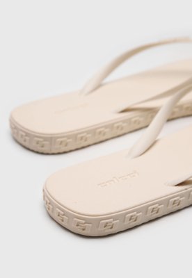 Chinelo Colcci Logo Off-White
