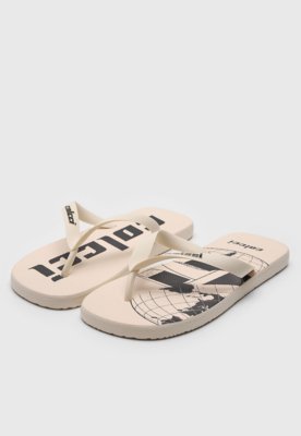Chinelo Colcci Logo Off-White