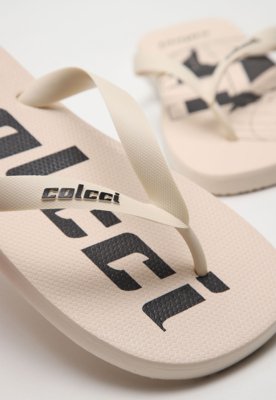 Chinelo Colcci Logo Off-White