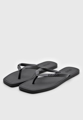 Chinelo Colcci Logo Preto