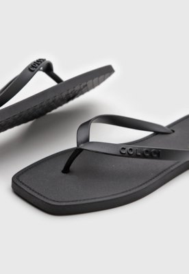 Chinelo Colcci Logo Preto