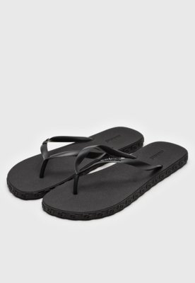 Chinelo Colcci Logo Preto