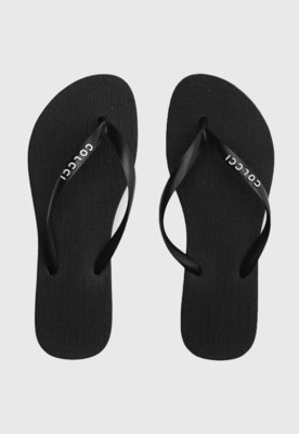 Chinelo Colcci Logo Preto