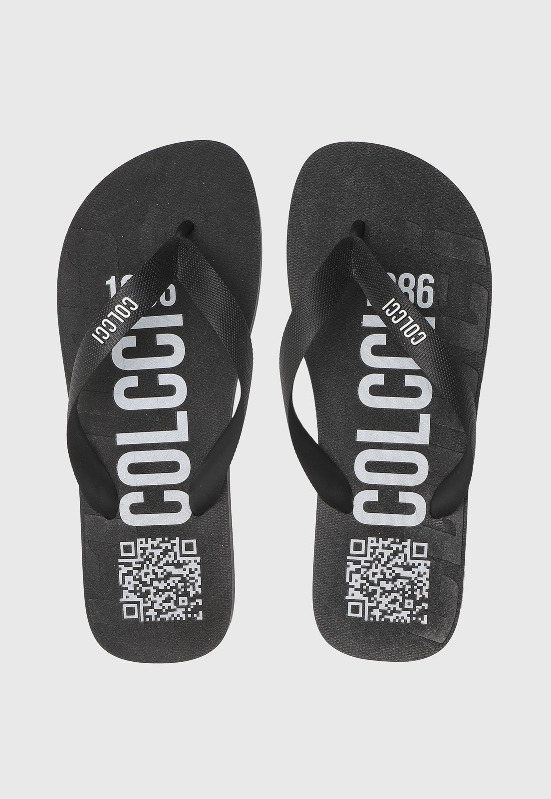 Chinelo Colcci Logo Preto