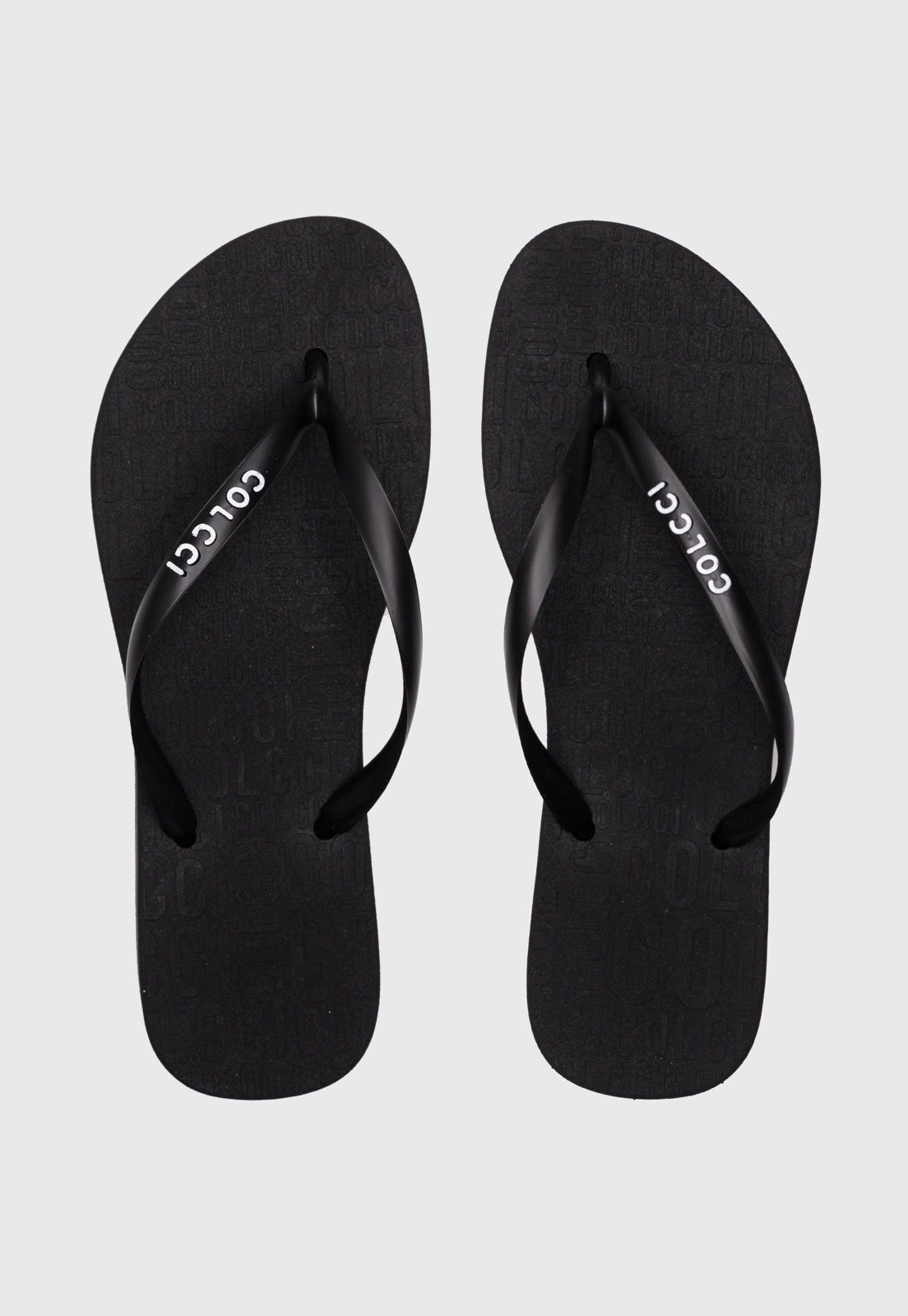 Chinelo Colcci Logo Preto