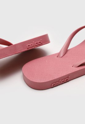 Chinelo Colcci Logo Rosa