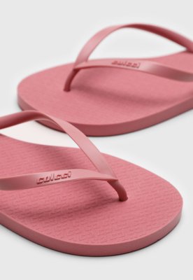 Chinelo Colcci Logo Rosa