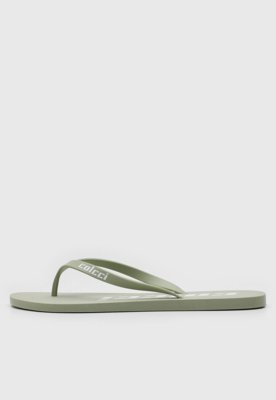 Chinelo Colcci Logo Verde
