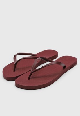 Chinelo Colcci Logo Vinho