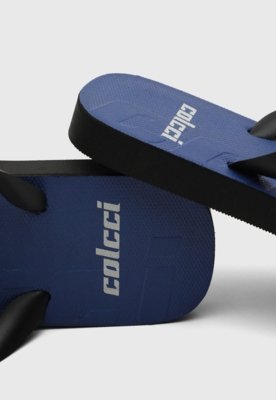 Chinelo Colcci Logomania Preto