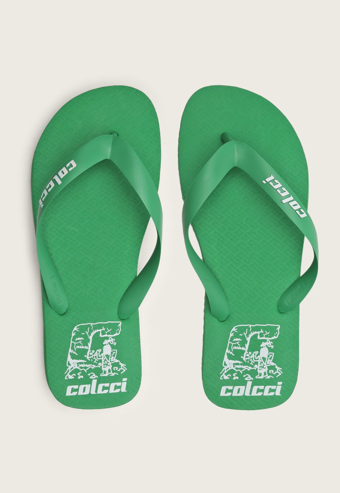 Chinelo Colcci Logomania Verde