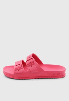 Chinelo Feminina Colcci Slide Fivelas Rosa