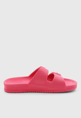 Chinelo Feminina Colcci Slide Fivelas Rosa