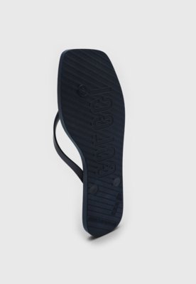 Chinelo Feminino Colcci Ponta Quadrada Azul Marinho