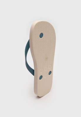 Chinelo Masculino Colcci Arpoador Azul e Bege