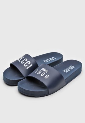 Chinelo Slide Colcci Azul-Marinho