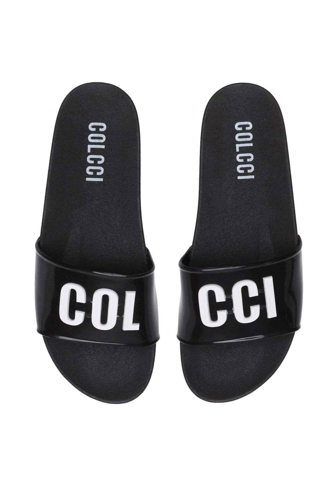 sandalia slide colcci