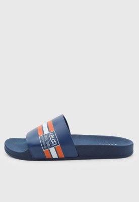 Chinelo Slide Colcci Logo Azul