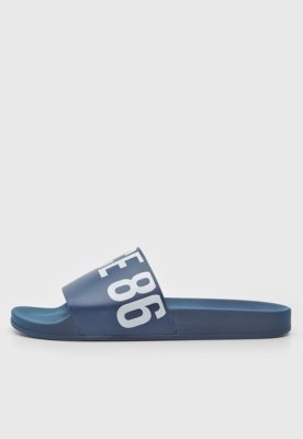 Chinelo Slide Colcci Logo Azul