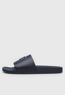 Chinelo Slide Colcci Logo Azul-Marinho