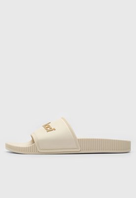 Chinelo Slide Colcci Logo Off-White