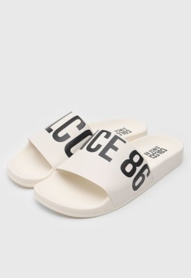 Chinelo Slide Colcci Logo Off-White