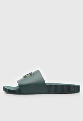 Chinelo Slide Colcci Logo Verde
