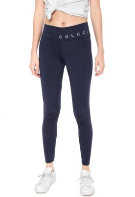 Legging Colcci Fitness Lisa Azul-marinho Menor preço em Legging Colcci Fitness Lisa Azul-marinho