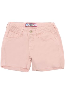 Bermuda Sarja Colcci Fun Menina Lisa Rosa Menor preço em Bermuda Sarja Colcci Fun Menina Lisa Rosa