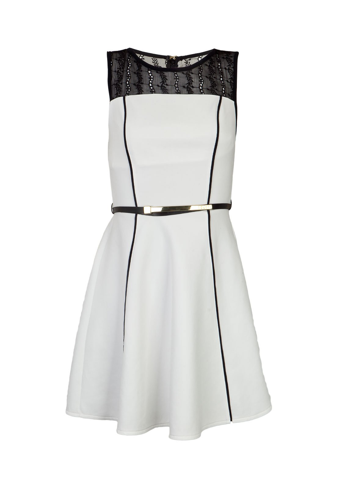 vestido branco colcci