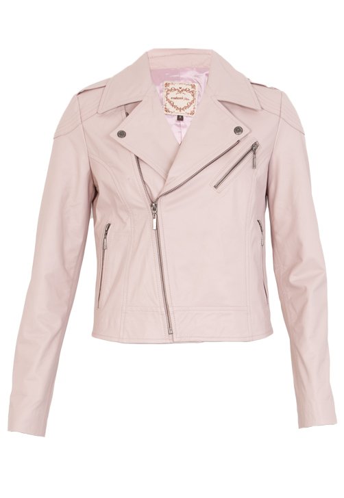 jaqueta cor de rosa