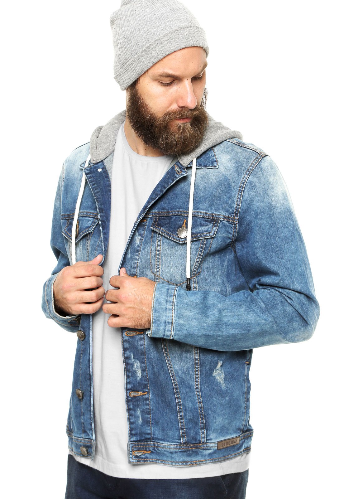 jaqueta jeans masculina dafiti