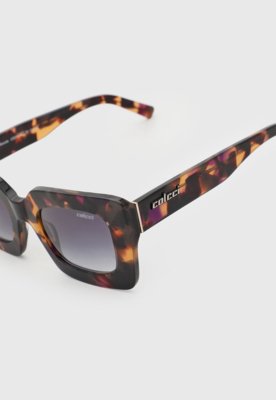 Óculos de Sol Colcci Design Quadrado Acetato Roxo