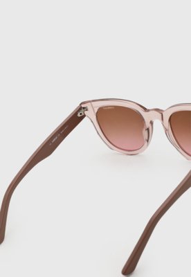 Óculos de Sol Colcci Formato Arredondado Acetato Rosa