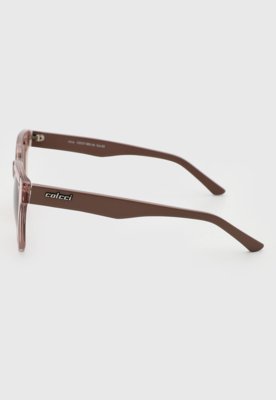 Óculos de Sol Colcci Formato Arredondado Acetato Rosa