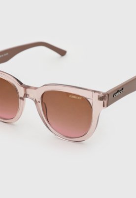 Óculos de Sol Colcci Formato Arredondado Acetato Rosa