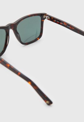 Óculos de Sol Colcci Retangular Tartaruga Marrom