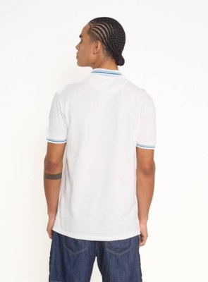 Polo Masculina com Zíper e Gola Retilínea Colcci Off Shell
